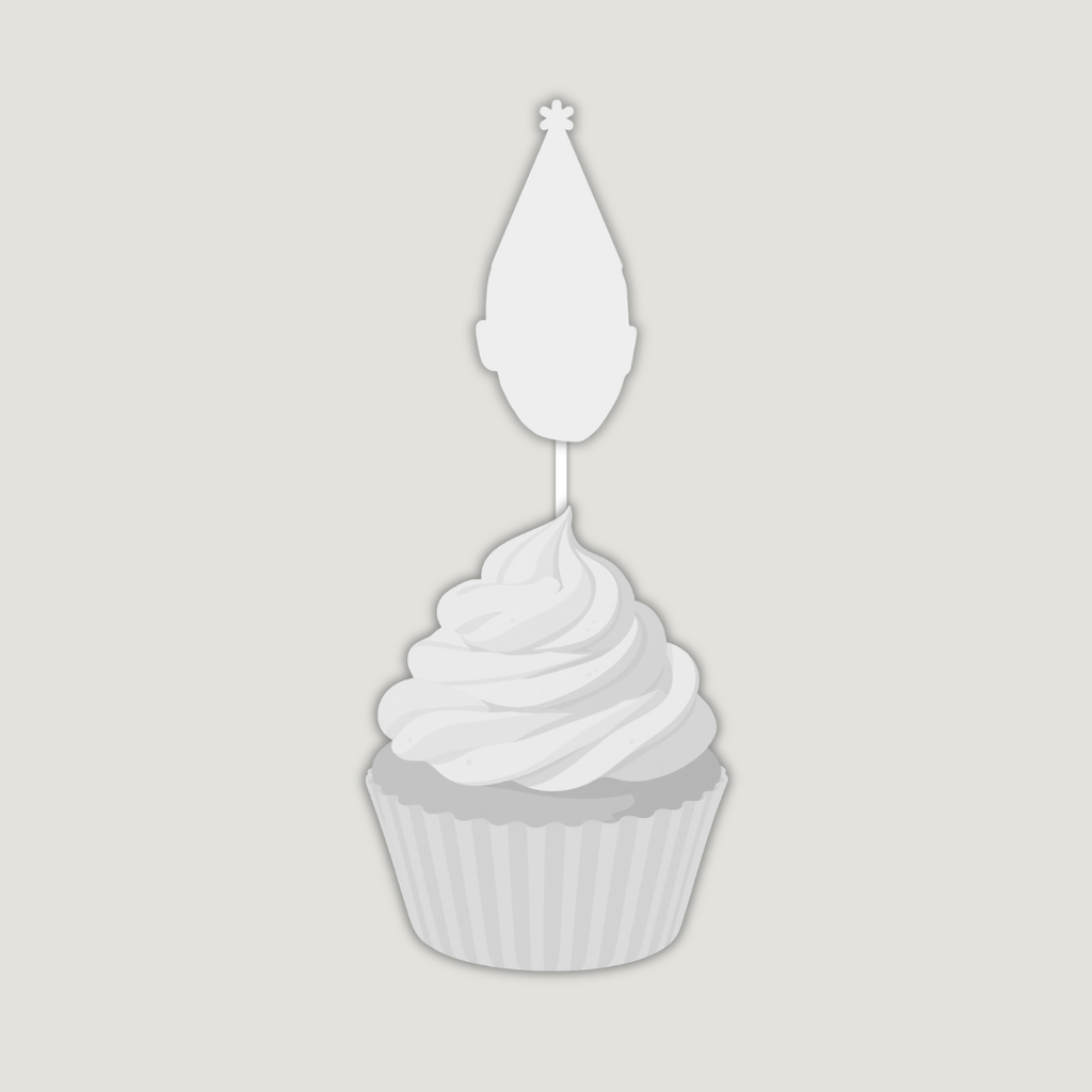 Personalised Cupcake Topper - Pack Of 12