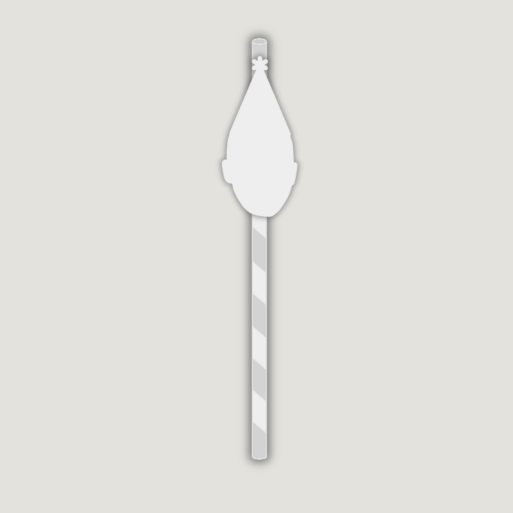 Personalised Straw Toppers - Pack of 12