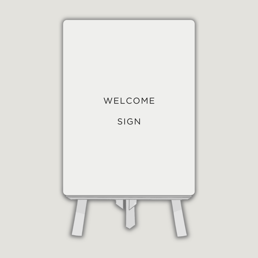Personalised Welcome Sign